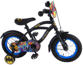 TPFSports DC Batman Kinderfahrrad - Jungen - 12 Zoll - Rücktritt + Handbremse - Schwarz